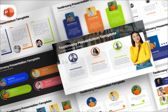 Testimonial - Infographic PowerPoint Template